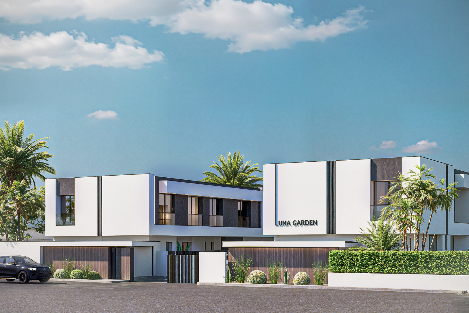 Le Carré Blanc Luna Garden Soukra Tunis Tunisie S+1 S+2 S+3 S+0 Duplex1
