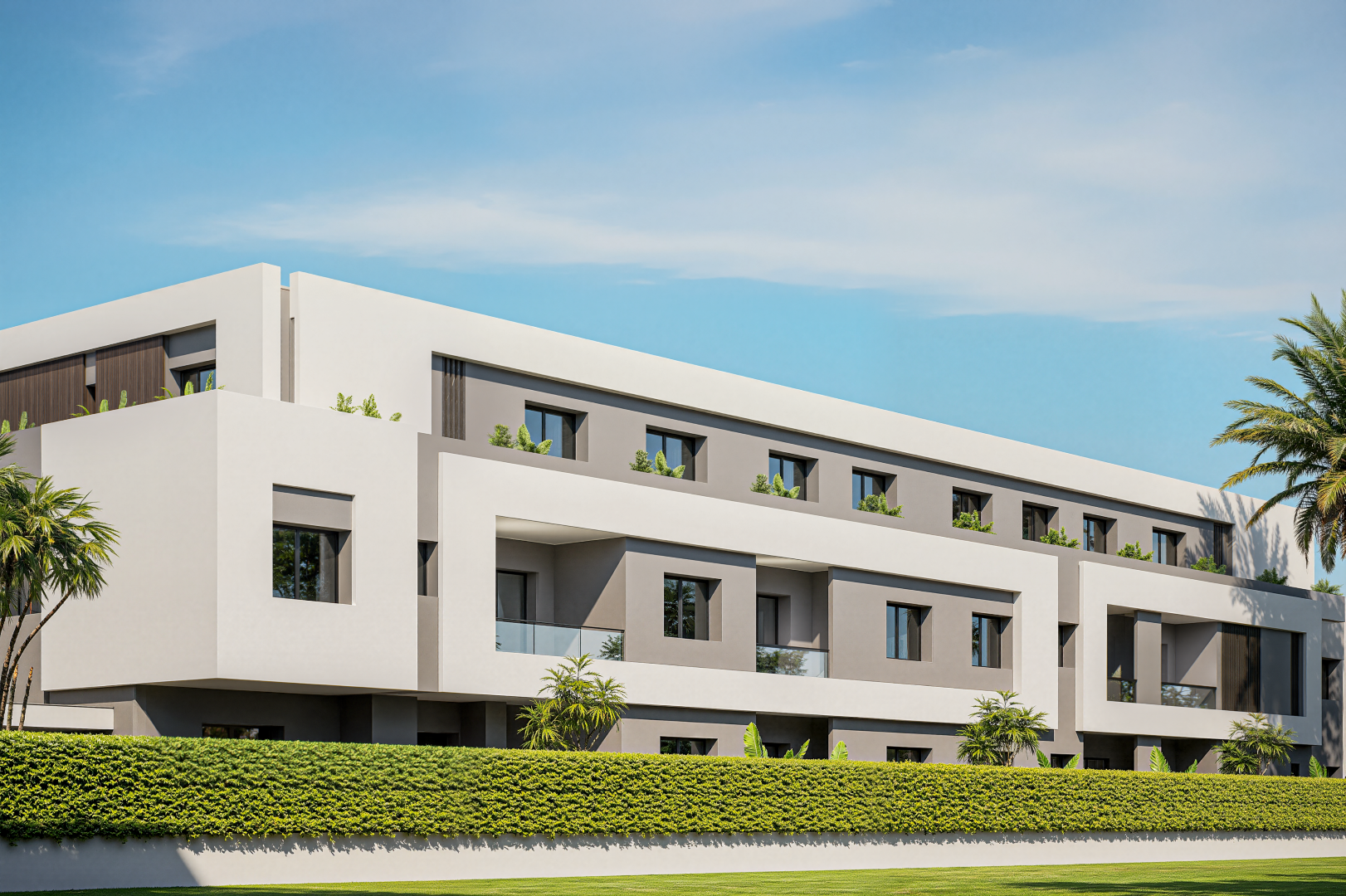 Le Carré Blanc Luna Garden Soukra Tunis Tunisie S+1 S+2 S+3 S+0 Duplex10